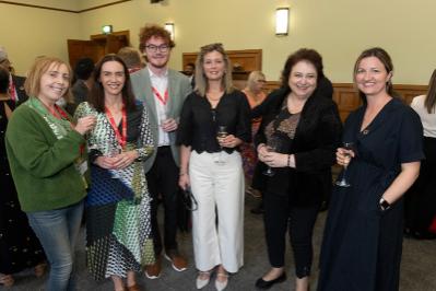 Group of delegates smiling
